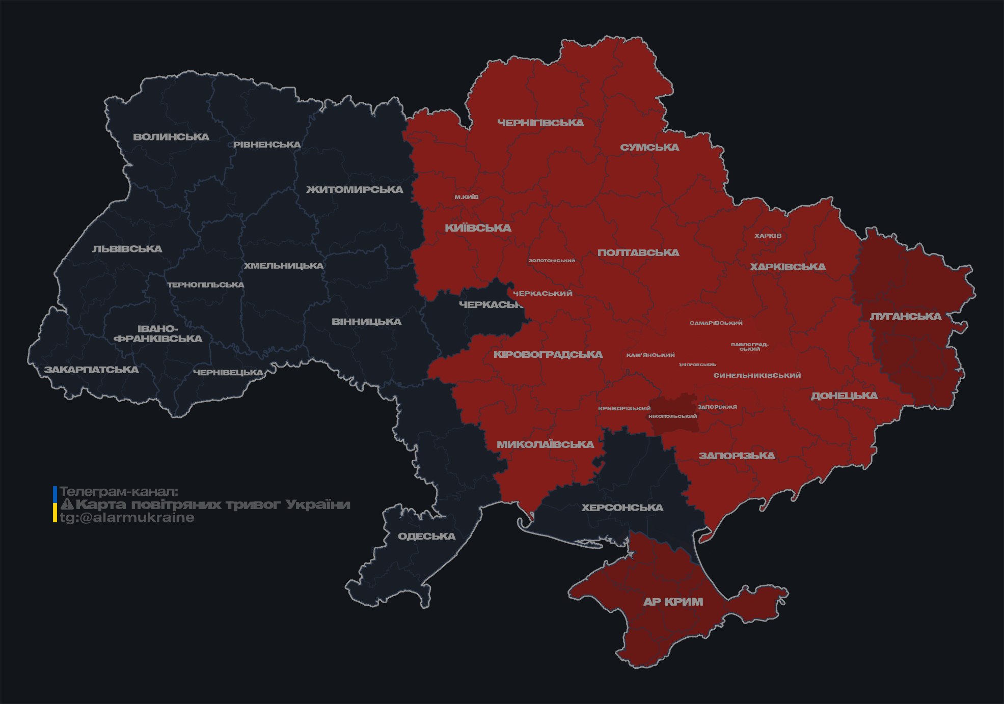 Росіяни запустили групи дронів з півдня та півночі: де загроза ударів